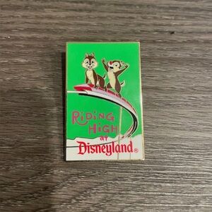 Disneyland Chip and Dale Retro Postcard Pin 2007
